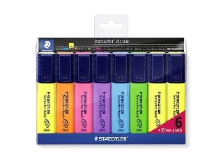 Szövegkiemelő készlet, 1-5 mm, STAEDTLER