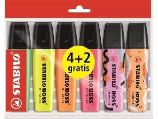 Szövegkiemelő készlet, 2-5 mm, STABILO 