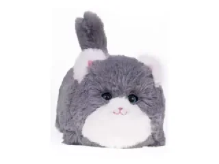 Szürke interaktív plüss cica