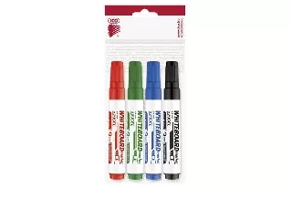 Tábla- és flipchart marker készlet, 1-4 mm, vágott, ICO 