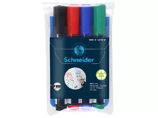 Tábla- és flipchart marker készlet, 2-5 mm, vágott, SCHNEIDER 
