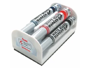 Táblamarker készlet, 6 mm, kúpos hegy, PENTEL 