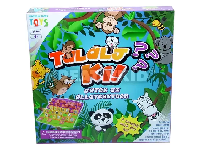 Találj ki! Játék az állatkertben