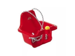 Támlás hinta dudával - piros