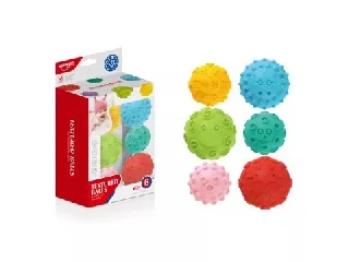 Tapintásfejlesztő labdák - 6 db-os szett
