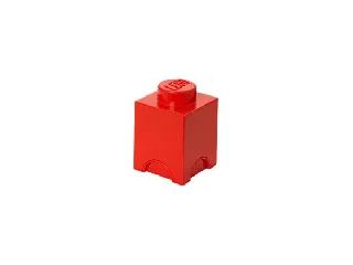 Tárolódoboz, szögletes, LEGO, piros