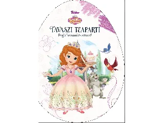 TAVASZI TEAPARTI - DISNEY JUNIOR TOJÁS ALAKÚ SZÍNEZŐ