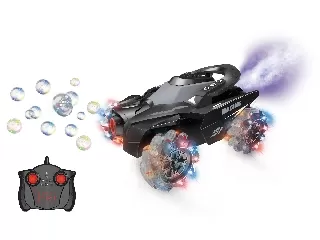 Távirányítós buborékfújó autó, 2, 4GHz, 6 csatorna, akkus