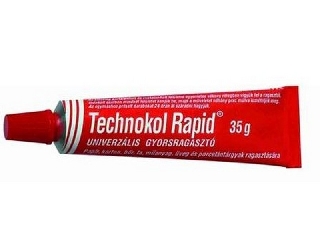 Technokol rapid univerzális gyorsragasztó - piros -35 g