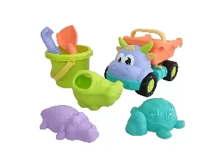 Teherautós homokozó szett bika