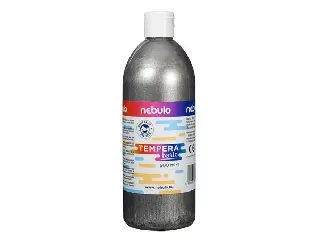 Tempera, 500 ml, NEBULO, ezüst