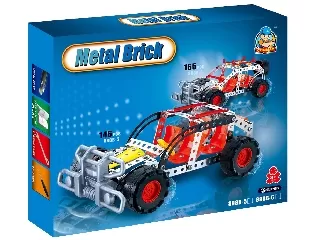 Terepjáró autó 146 darabos fém építőjáték