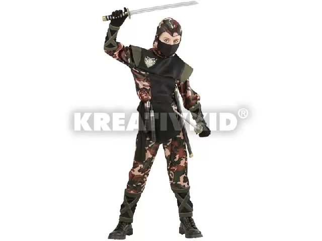 Terepmintás ninja jelmez 128-as