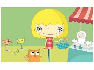 Terka a piacon diafilm 34104190