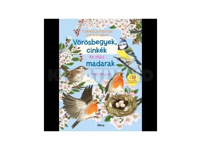 Természetbúvár matricás album: Vörösbegyek, cinkék és más madarak
