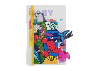 Textil mesekönyv állatokkal