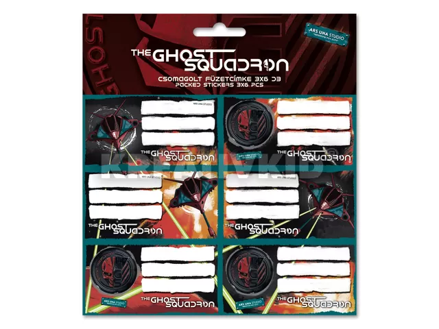 The Ghost Squadron csomagolt füzetcímke (3x6 db)