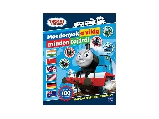 Thomas-mozdonyok a világ minden tájáról matricás foglalkoztató