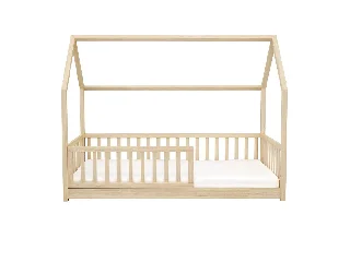 Timba Montessori házikós gyermekágy 80x160cm borostyán