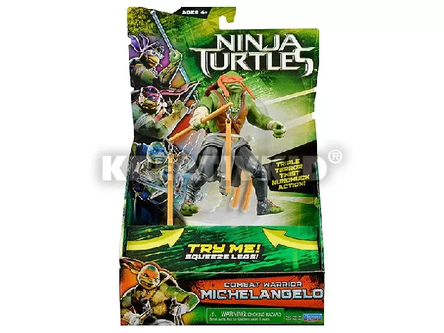 Tini Nindzsa Teknőcök: Michelangelo Deluxe figura 15 cm