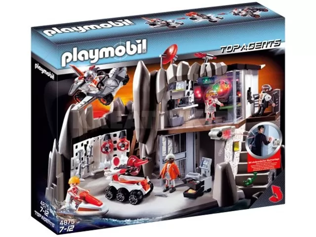 Titkosügynökök bázisa riasztóval