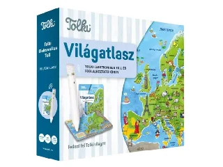 Tolki Világatlasz szett - könyv és toll