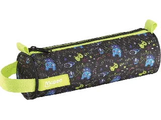 Tolltartó, henger alakú, cipzáras, MAPED, gaming