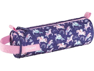 Tolltartó, henger alakú, cipzáras, MAPED, unikornis