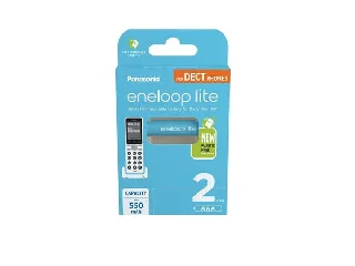 Tölthető elem, AAA mikro, 2x550 mAh Ni-MH, PANASONIC 