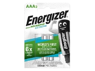 Tölthető elem, AAA mikro, 2x800 mAh, előtöltött, ENERGIZER 