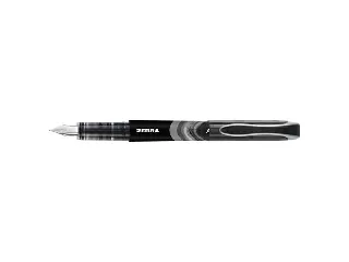 Töltőtoll, 0,6 mm, ZEBRA, fekete