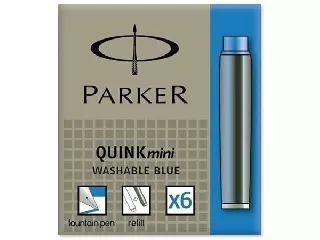 Töltőtoll patron, rövid, PARKER