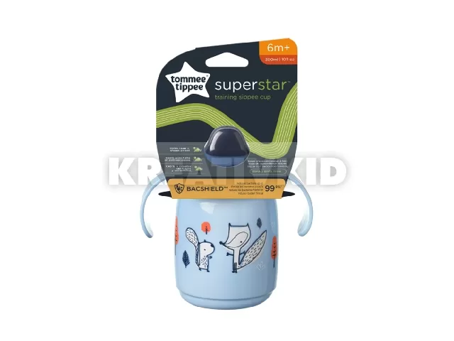 Tommee Tippee itatópohár - Superstar Training Sippee Cup csõrös 300ml 6hó kék