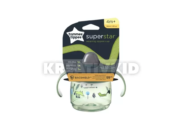 Tommee Tippee itatópohár - Superstar Weaning Sippee Cup csõrös 190ml 4hó zöld