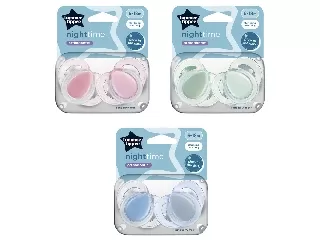 Tommee Tippee játszócumi CTN Night 2 db 6-18hó