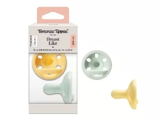 Tommee Tippee nyugtató cumi szilikon Breast-Like anyamell formájú 0-6 hó 2db színes