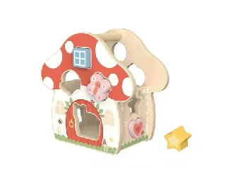 Tooky Toy: Fa formaválogató - Gombaház