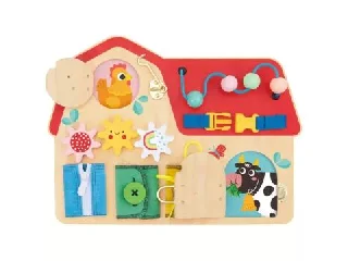 Tooky Toy: Ház alakú állatkás matatótábla