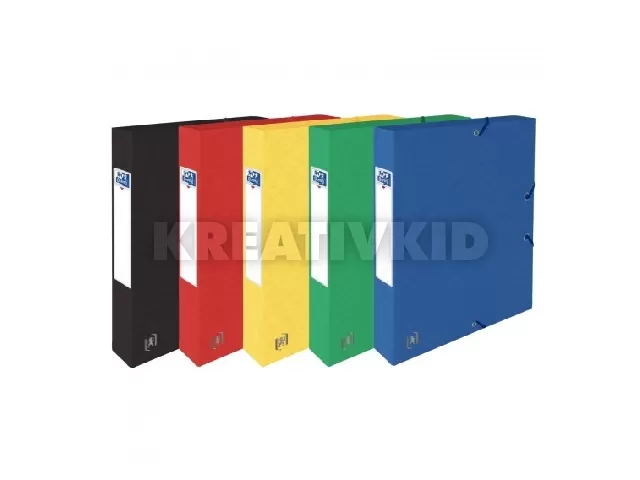 Top File füzetbox (karton) A4 40mm vegyes intenzív színek