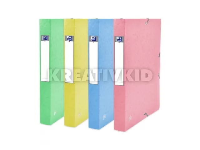 Top File füzetbox (karton) A4 40mm vegyes pasztell színek