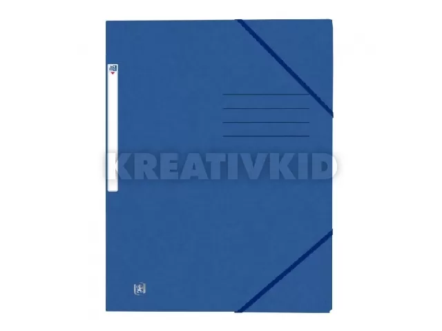 Top File gumis mappa (pólyás) A4 királykék