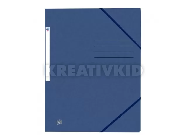 Top File gumis mappa (pólyás) A4 sötétkék