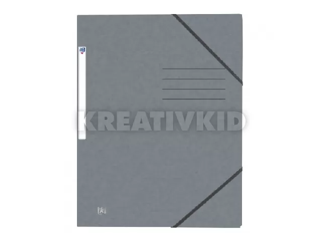 Top File gumis mappa (pólyás) A4 szürke