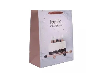 Torta mintás születésnapi ajándéktasak - 18 x 23 cm