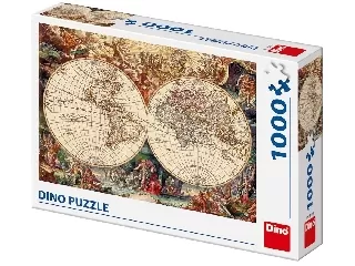 Történelmi világtérkép 1000 darabos puzzle