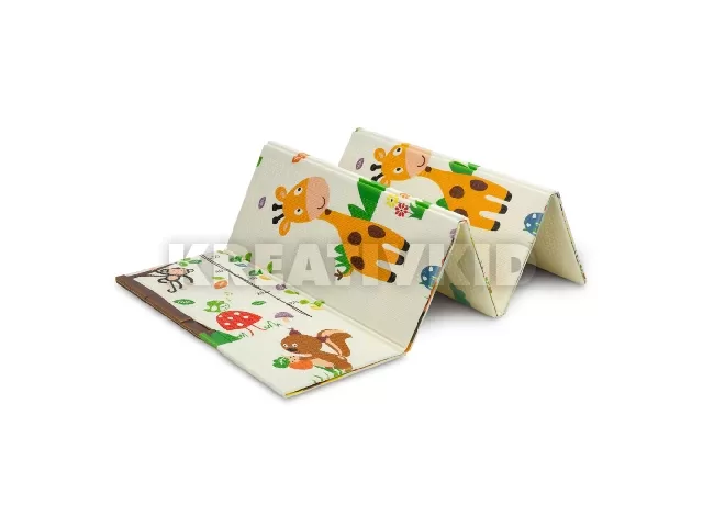 Toyz habszivacs játszószõnyeg kétoldalas 180x200cm Állatok