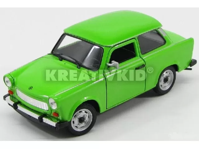 Trabant modell autó - zöld
