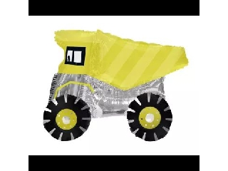 Traktor fólia lufi, zöld - 63 x 35 x 44 cm