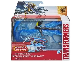 Transformers jármű és figura - Bumblebee & Strafe