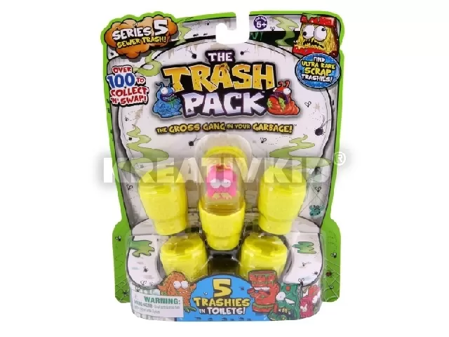Trash Pack 5 – Csatornatöltelékek 5 db-os szett
